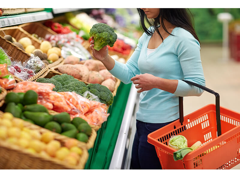 A peek inside the trolley of a nutritionist