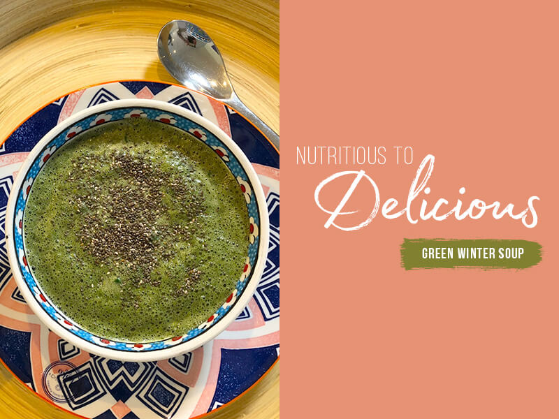 Green winter soup