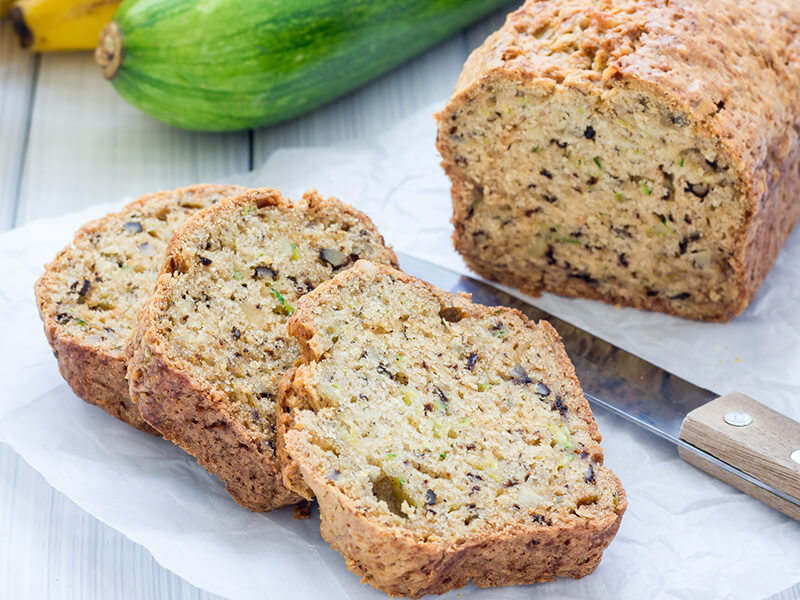 zucchini and walnut bread