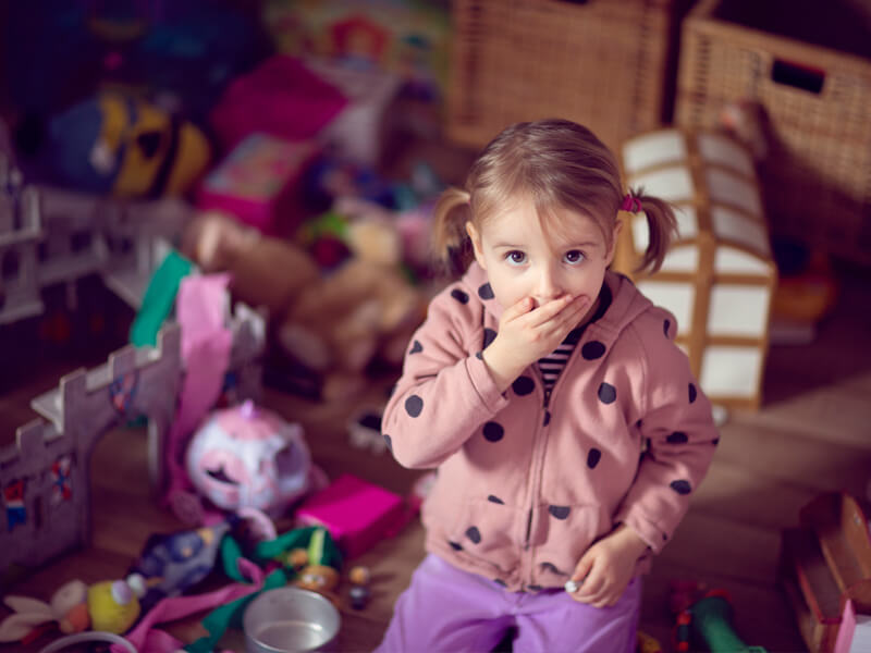 decluttering with kids