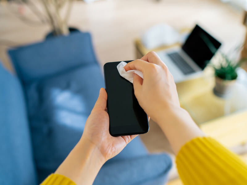 mobile phone germs