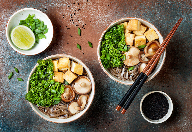 soba noodle soup
