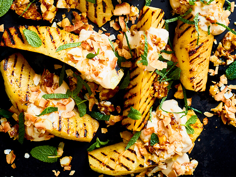 spiced pineapples