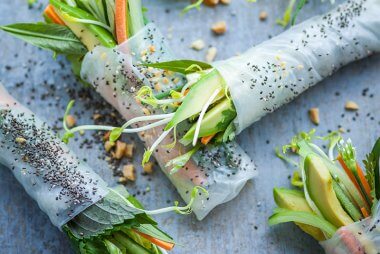 summer spring rolls