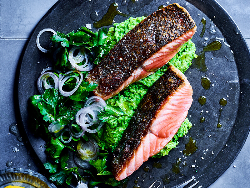 crispy skin salmon