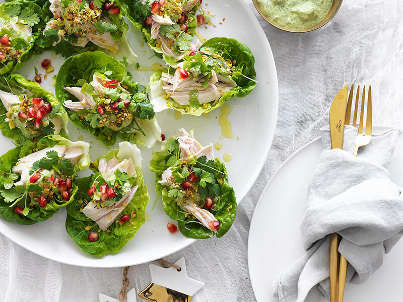 poached chicken salad