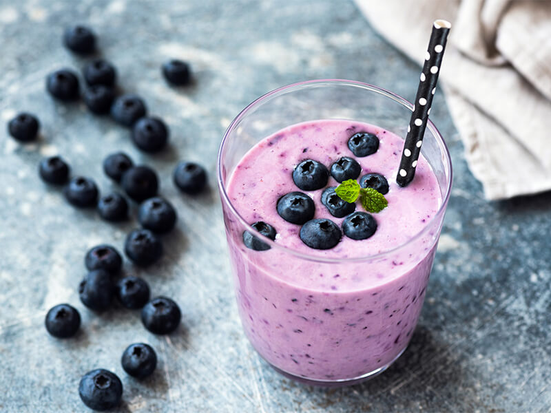 mixed berry thickshake