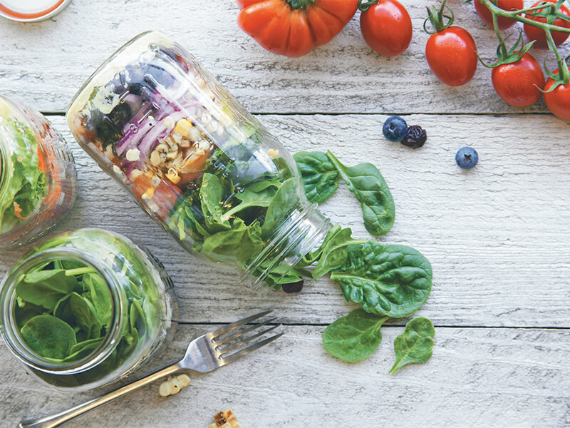 go greek salad jar
