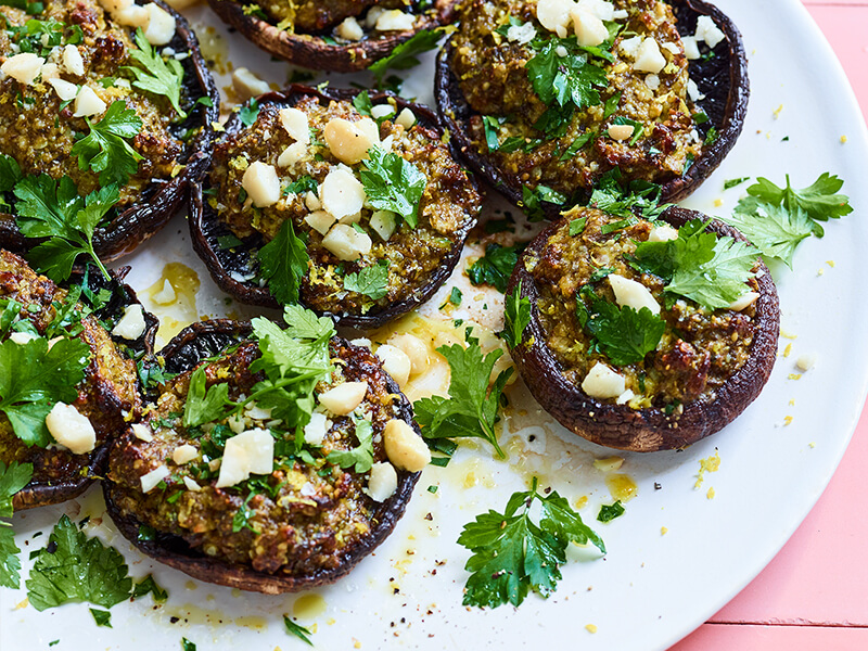 luke hines stuffed mushrooms