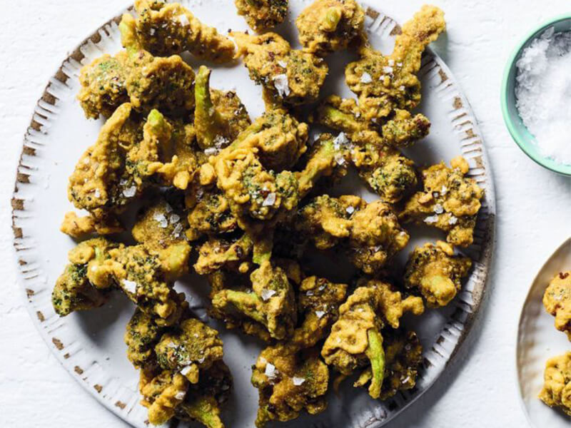 spicy broccoli pakora