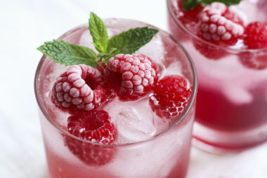 Raspberry mocktail