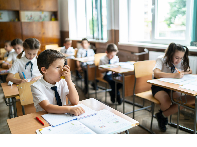 school asthma spike