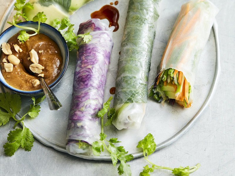 rice paper rolls
