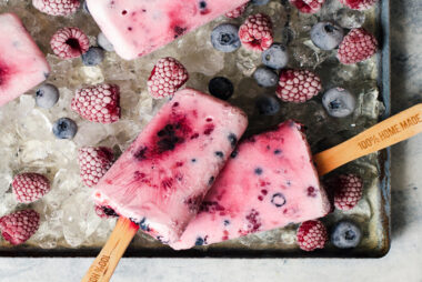 Homemade-yoghurt-berry-ice-blocks