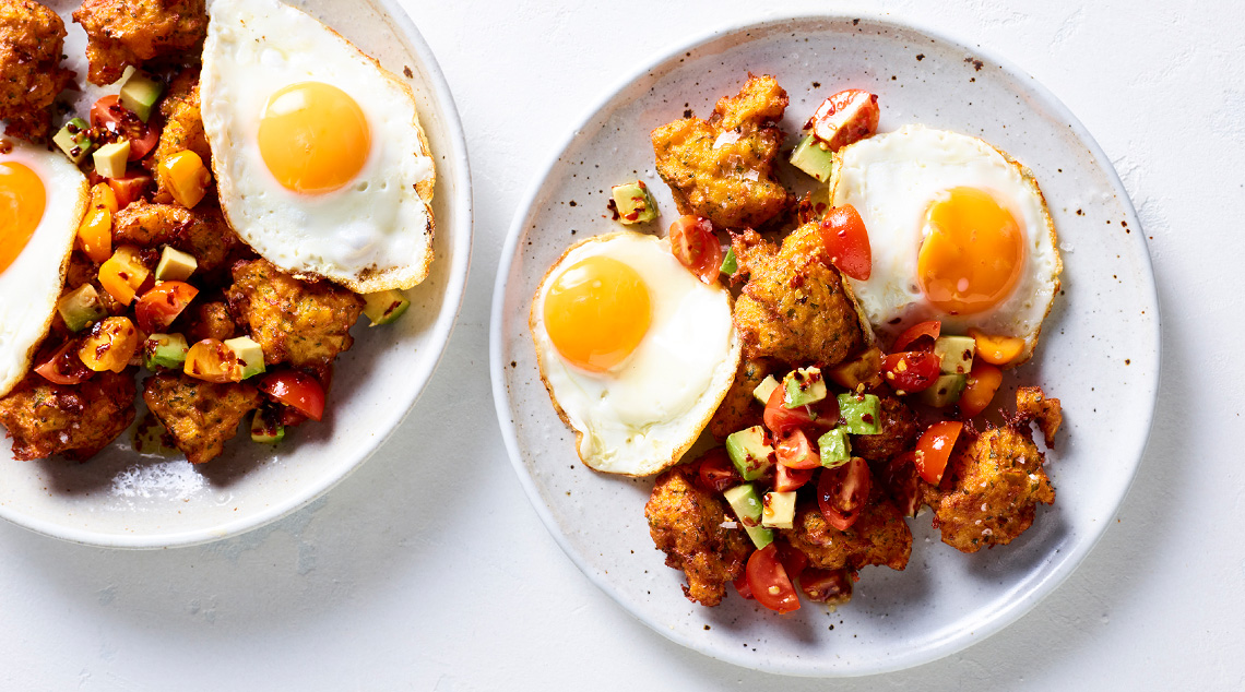 Crispy pumpkin fritters